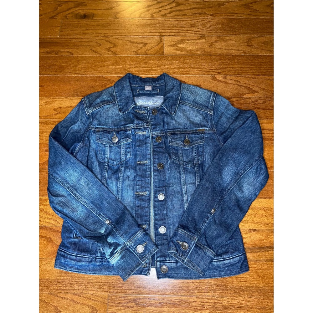 Eddie Bauer Specially Dyed Denim Jacket Size Women's Small